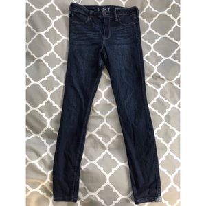 High Rise Jean Leggings (dark blue)